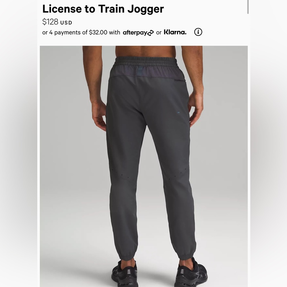 Men’s Lululemon License to Train Jogger